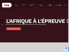 The website screenshot for http://cm.inq.inc