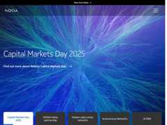 The website screenshot for http://www.nokia.com/