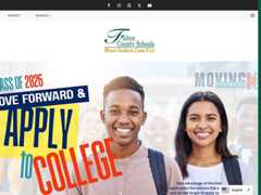 The website screenshot for http://fultonschools.org