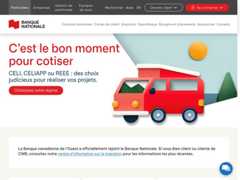 The website screenshot for http://bnc.ca