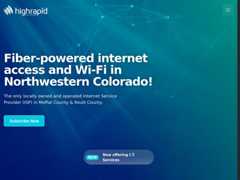 The website screenshot for http://highrapid.com