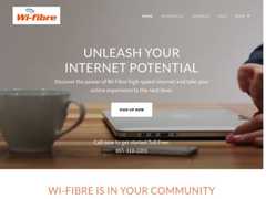 The website screenshot for http://www.wi-fibre.ca