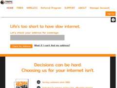 The website screenshot for https://www.trepicnetworks.com