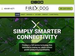 The website screenshot for https://firedogssc.com/