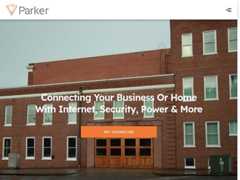 The website screenshot for http://parkersystems.net