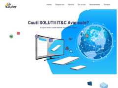 The website screenshot for http://www.teleplus.ro