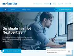 The website screenshot for https://www.nextpertise.nl