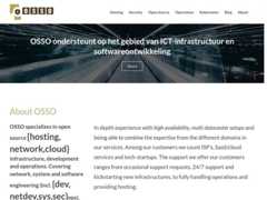The website screenshot for https://www.osso.nl