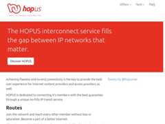 The website screenshot for https://hopus.net