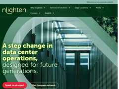 The website screenshot for http://www.nlighten.com