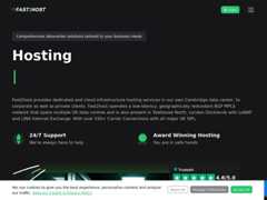 The website screenshot for https://www.fast2host.com