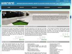 The website screenshot for http://serverel.com