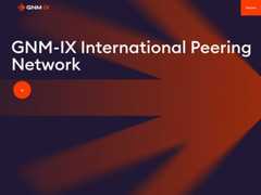 The website screenshot for https://gnm-ix.net/