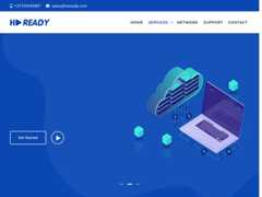 The website screenshot for https://www.hdready.com