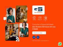 The website screenshot for http://www.g6internet.com.br