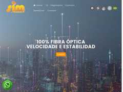 The website screenshot for https://www.simconnect.com.br/