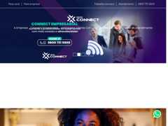 The website screenshot for https://grupoconnectba.com.br/