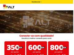 The website screenshot for https://alt.com.br/
