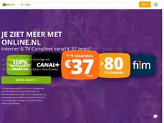 The website screenshot for https://www.online.nl/