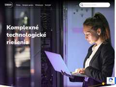 The website screenshot for https://www.swan.sk/