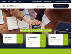 The website screenshot for http://www.telwan.fr/