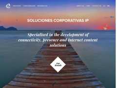 The website screenshot for http://www.scip.es