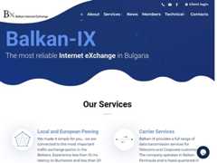 The website screenshot for https://www.b-ix.net/