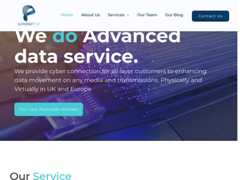 The website screenshot for https://www.supernet.uk