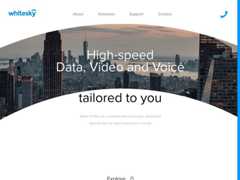 The website screenshot for http://www.whitesky.us