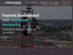 The website screenshot for http://mohawk-networks.com