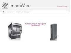 The website screenshot for http://www.imp.ch