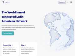 The website screenshot for http://edgeuno.com/