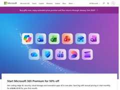 The website screenshot for http://microsoft.com