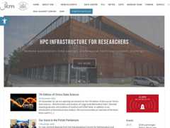 The website screenshot for http://www.core.icm.edu.pl