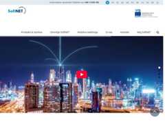 The website screenshot for http://www.softnet.si