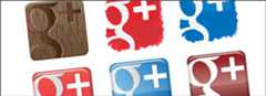 Free Google Plus Icon Set