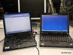 X60とX200 - ノートパソコンがX200になりました