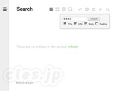 Feedly Search - Feedly に検索機能を追加する Greasemonkey