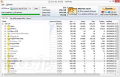 WizTree - WizTree でディスクを圧迫しているファイルを高速に調べる