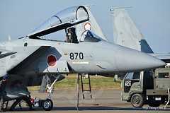 整備中の F-15 （62-8870） - 梅組最後の百里基地航空祭 2015（午後の機動飛行編 F-4, F-15）