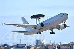 離陸する E-767（ 64-3501） - エアフェスタ浜松 2018 事前訓練公開にいってきた