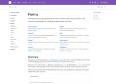 New Bootstrap 5 forms docs