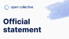 Open Collective Official Statement - OCF Dissolution
