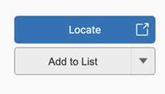 The button presented to logged out patrons after the change, reading "Add to List" instead of "Want to Read"