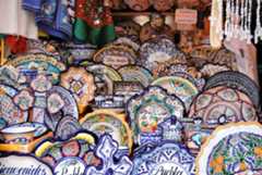 Talavera Pottery Display