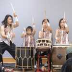 Japeanese Taiko Drummer Takumi Kato and his three children, performed Nov. 4 in the Millennium Student Center Century Rooms
