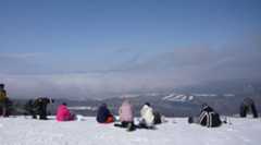 ハンターマウンテンでスノーボード