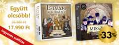 <p><strong>Ingyenes szállítás MPL csomagautomatába vagy csomagpontra!</strong></p><p>A kedvezményes csomag tartalmazza az István a király? és A Misszió társasjátékunkat.</p><p><em>A kedvezményes csomag más akcióval nem vonható össze.</em></p>