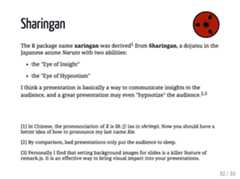 Two sample slides created from the xaringan package.