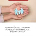 Información para denuncias de abusos contra personas menores de edad